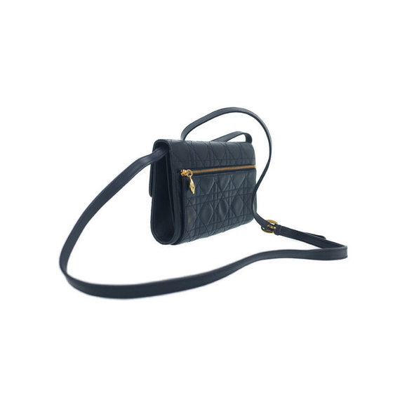 Christian Dior Cannage Shoulder Bag Leather - Picture 2 of 8